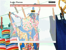 Tablet Screenshot of lesleywarren.com